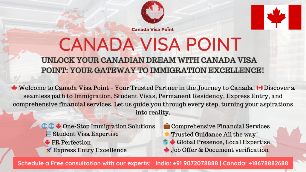 Embark on your Canadian adventure with confidence! 🌈 Let Canada Visa Point be your compass on the road to a new beginning. 🚀 #CanadaImmigration #YourPathToCanada #CVPointSuccess 🍁