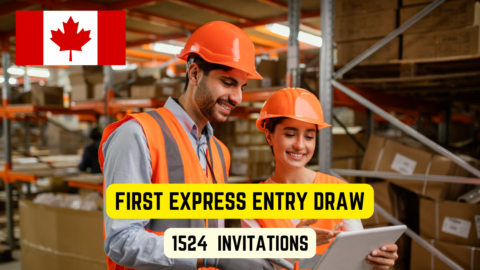 Canada kicked off the first express entry draw of the year with 1524 invitations