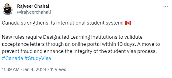 Canada strengthens its international student system!