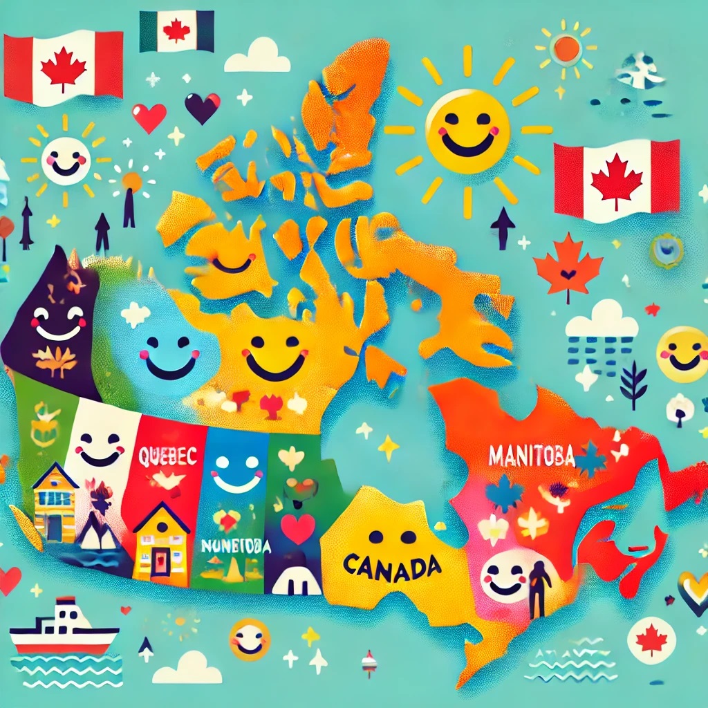 New survey Looks closer at the Happiest Provinces in Canada